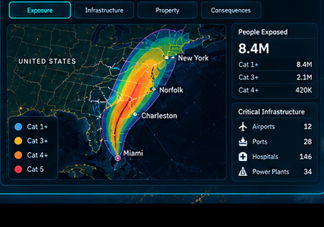 Hurricane Onset Consequence Intelligence View